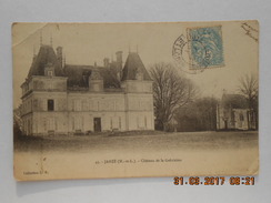 CPA 49 JARZE  - Le Château De La Galoizière  Avec La Chapelle Vers Seiches Sur Le Loir - Seiches Sur Le Loir