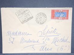 FRANCE / DAHOMEY - Enveloppe De Porto Novo Pour Paris En 1938 , Affranchissement Et Oblitération Plaisants - L 6539 - Storia Postale