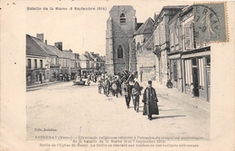 51-ESTERNAY- BATAILLE DE LA MARNE 1914, CEREMONIE RELIGIEUSE - Esternay