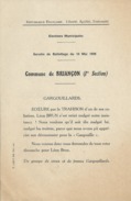 ELECTIONS TRACT  HAUTES ALPES BRIANCON 1929 - Historical Documents