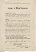 ELECTIONS TRACT  HAUTES ALPES SAINT MARTIN DE QUEYRIERES 1904 - Historical Documents