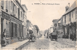 51-FISMES- PORTE ET FAUBOURG DE SOISSONS - Fismes