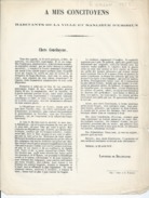 ELECTIONS TRACT  HAUTES ALPES EMBRUN 1871 - Documentos Históricos