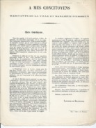 ELECTIONS TRACT  HAUTES ALPES EMBRUN 1871 - Historische Dokumente