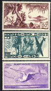 Martinique Posta Aerea 1947 Serie N. 13-15 MNH Cat. € 66 - Posta Aerea