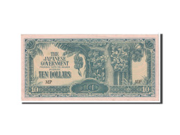 Billet, MALAYA, 10 Dollars, 1942, Undated, KM:M7b, SPL+ - Malaysie