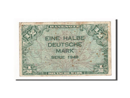 Billet, République Fédérale Allemande, 1/2 Deutsche Mark, 1948, 1948, KM:1a - 1/2 Mark