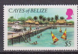 1984 Cayes Of Belize - Definitives High Value 1v., Ile, Boats, Island, Cay , Scott 9 Michel 13 MNH - Islas