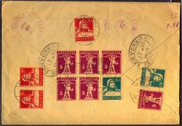 SWITZERLAND - Heft TELL ++ - Recom.airmail To USA - Stamps Dealer Corespod. - 1928 - Booklets