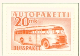 FINLAND  -  1952  Parcel Post  20m  Mounted/Hinged Mint - Paketmarken