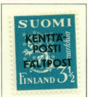 FINLAND  -  1944  Miltary Post  Opt. Kentta-Post Faltpost  31/2m   Mounted/Hinged Mint - Militair