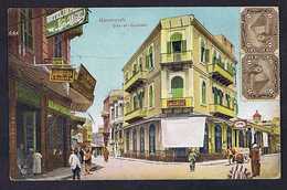 ÉGYPTE Mansourah Sika-el-Guididah 1911. Animée. Commerces. - El-Mansoera