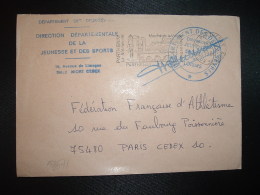 LETTRE OBL.MEC.27-3-1980 PARTHENAY (79 DEUX-SEVRES) DIRECTION DEPARTEMENTALE DE LA JEUNESSE ET DES SPORTS NIORT - Lettres Civiles En Franchise