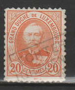 LUXEMBOURG ,N°61 "ADOLPHE 1er" - 1891 Adolphe Voorzijde