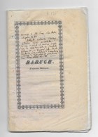 Livret 1842 BARUCH,les Hébreux à Babylone - 1801-1900