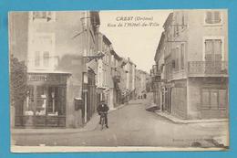 CPSM - Rue De L'Hôtel De Ville CREST 26 - Crest