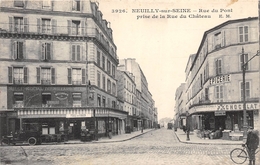 92-NEUILLY-SUR-SEINE- RUE DU PONT, PRISE DE LA RUE DU CHÂTEAU - Neuilly Sur Seine