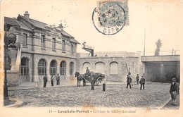 92-LEVALLOIS PERRET- LA GARE DE CLICHY-LEVALLOIS - Levallois Perret