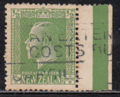 ½d  Booklet ? Used, KGV Series, 1915 Onwards, New Zealand - Oblitérés