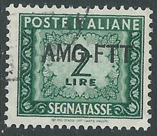 1949-54 TRIESTE A SEGNATASSE USATO 2 LIRE - LL5 - Postage Due