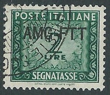 1949-54 TRIESTE A SEGNATASSE USATO 2 LIRE - LL14 - Strafport