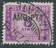 1949-54 TRIESTE A SEGNATASSE USATO 8 LIRE - LL9 - Strafport