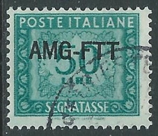 1949-54 TRIESTE A SEGNATASSE USATO 50 LIRE - LL9 - Postage Due