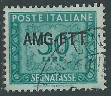 1949-54 TRIESTE A SEGNATASSE USATO 50 LIRE - LL11 - Postage Due