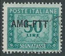 1949-54 TRIESTE A SEGNATASSE USATO 50 LIRE - LL14 - Postage Due
