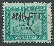 1949-54 TRIESTE A SEGNATASSE USATO 50 LIRE - LL15 - Portomarken