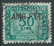 1949-54 TRIESTE A SEGNATASSE USATO 50 LIRE - LL17 - Taxe