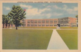 Iowa Waterloo Longfellow School Lincoln Street 1945 - Waterloo