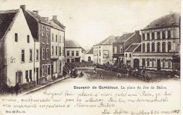 Souvenir De Gembloux La Place Du Jeu De Balles  (lutte) 1903  Vauderauwera - Gembloux