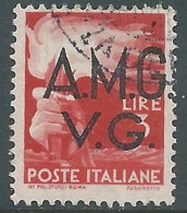 1945-47 TRIESTE AMG VG USATO DEMOCRATICA 3 LIRE - L22 - Used