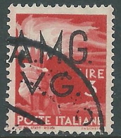 1945-47 TRIESTE AMG VG USATO DEMOCRATICA 3 LIRE - L9 - Used