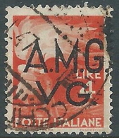 1945-47 TRIESTE AMG VG USATO DEMOCRATICA 4 LIRE - L43 - Used