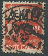 1945-47 TRIESTE AMG VG USATO DEMOCRATICA 4 LIRE - L9 - Afgestempeld