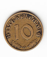 ALLEMAGNE, III REICH, KM 92, 1938A, 10p. (B328) - 10 Reichspfennig