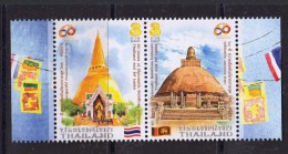 THAILAND 2015 60 Years Diplomatic Relations Between Thailand And Sri Lanka  Architecture - Thailand