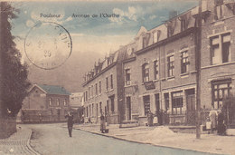 Poulseur - Avenue De L'Ourthe (animée, Colorisée, Photo Jos. Raskin 1929) - Comblain-au-Pont