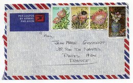 Afrique Du Sud--1980--lettre De DOORNFONTEIN JOHANNESBURG Pour PARIS (France)--timbres (fleurs) Sur Lettre- - Lettres & Documents