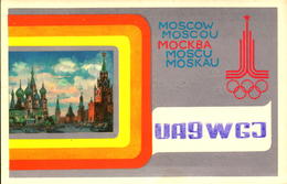 QSL, Moscow, Olympic 80   (bon Etat) - Radio