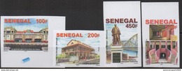 Sénégal 2016 Mi. ? IMPERF ND Villes Cities Städte Dakar Rufisque Saint-Louis Gare Bahnhof Railway Train 4 Val. ** - Senegal (1960-...)