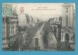 CPA TOUT PARIS 596 - L'avenue Du Maine (XIVème Arrt.) Edition FLEURY - Paris (14)