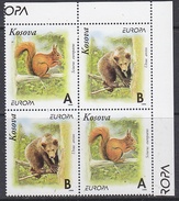 Europa Cept 1999 Kosovo 2x2v Perforated ** Mnh (35305A) Private Issue - 1999