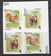 Europa Cept 1999 Kosovo 2x2v Imperforated ** Mnh (35306C) Private Issue - 1999