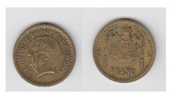 1 FR ( BRONZE) LOUIS II - 1922-1949 Louis II.