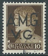 1945-47 TRIESTE AMG VG USATO IMPERIALE 10 CENT CORONA - L1 - Usados