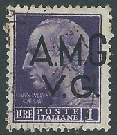 1945-47 TRIESTE AMG VG USATO IMPERIALE 1 LIRA - L20 - Usati