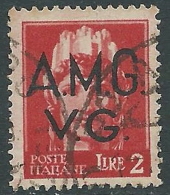 1945-47 TRIESTE AMG VG USATO IMPERIALE 2 LIRE - L15 - Used